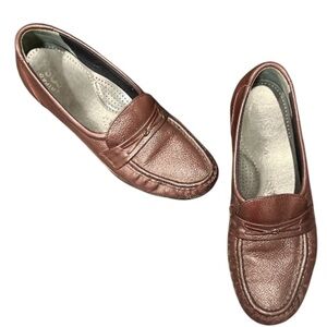SAS Brown Leather‎ Loafers in great condition, Size 8.5.